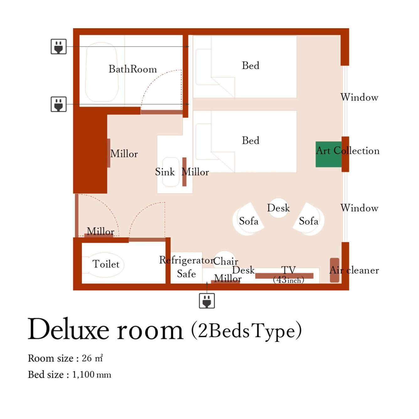 Hotel Dans Le Coeur Osaka Umeda ห้อง รูปภาพ